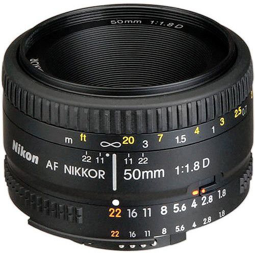 Уценка - Объектив к фотокамере Nikon Nikkor AF 50 f/1.8D (JAA013DA) - Фото 1