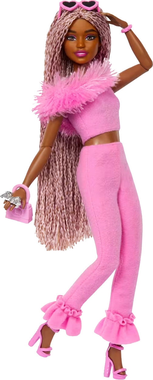 Кукла Barbie Модница в костюме с перьями (HYV28) - Фото 1