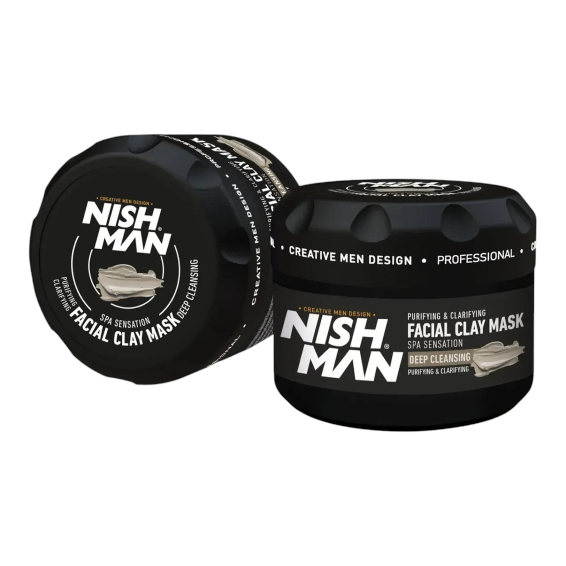 Маска для обличчя Nishman Facial Clay Mask Deep Cleansing 450 г (8682035083689) - Фото 1