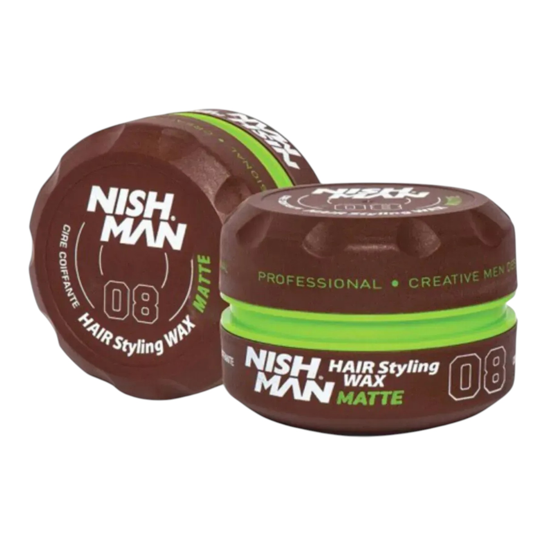 Гель и воск для укладки волос Nishman Hair Styling Wax 08 Matte 150 мл (8682035088165) - Фото 1