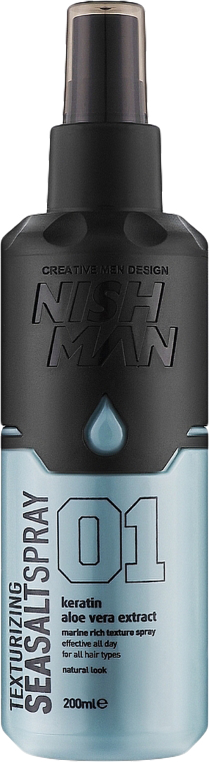 Спрей для волосся Nishman Texturizing Sea Salt Spray (8682035084815) - Фото 1