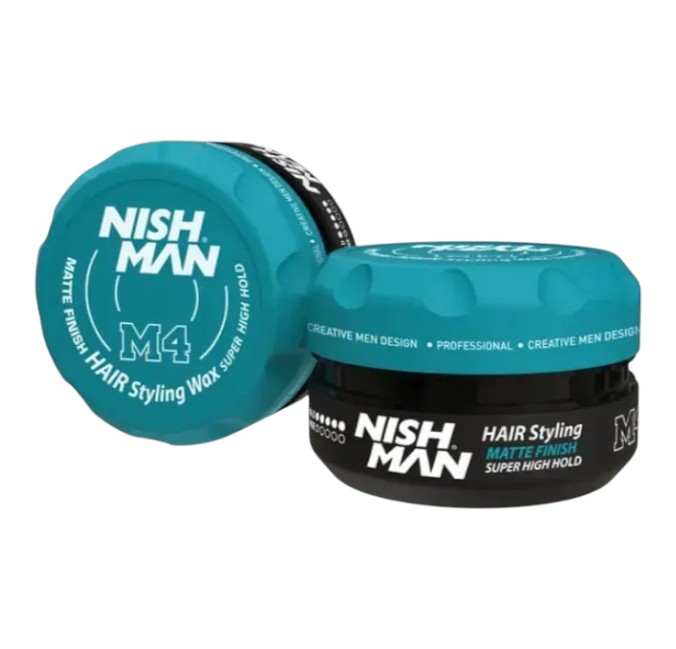 Гель и воск для укладки волос Nishman Matte Pomade M4 30 мл (8682035084716) - Фото 1