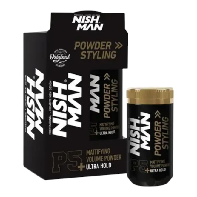 Гель и воск для укладки волос Nishman Styling Powder Ultra Hold 20 г (8682035084518) - Фото 1