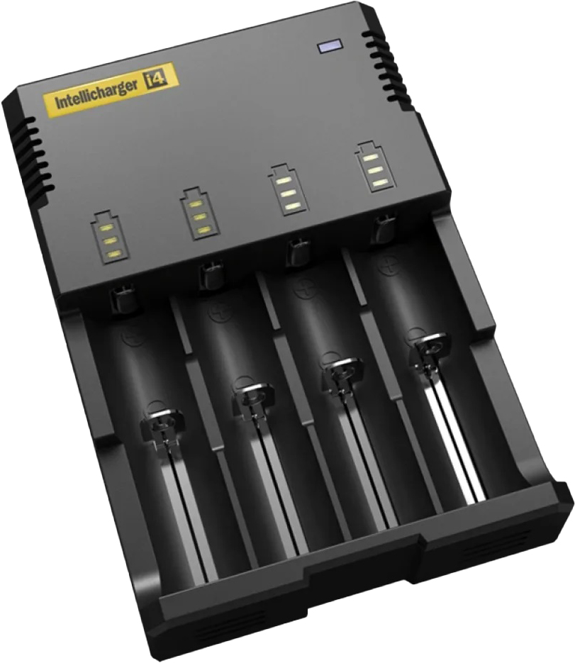 З/устройство для аккумуляторов AA/AAA Nitecore Intellicharger i4 (4 channels, LED, Li-ion, Ni-MH/Ni-Cd, AA/ (09002) - Фото 1