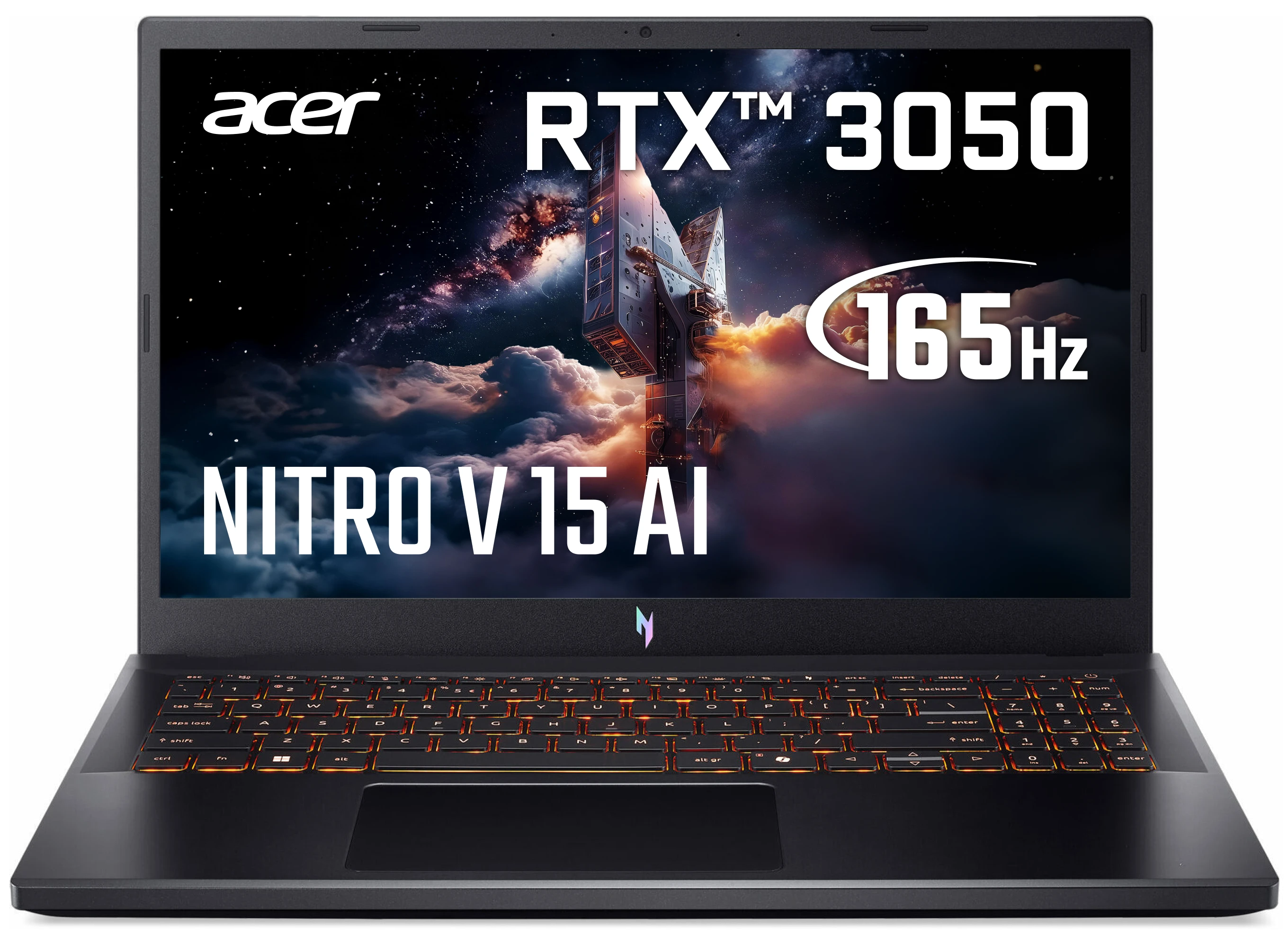 Ноутбук ігровий Acer Nitro V 15 AI ANV15-42 (NH.QV5EU.005) Obsidian black