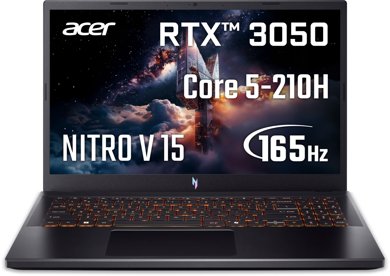 Ноутбук ігровий Acer Nitro V 15 ANV15-52 (NH.QV3EU.00X) Black - Фото 1
