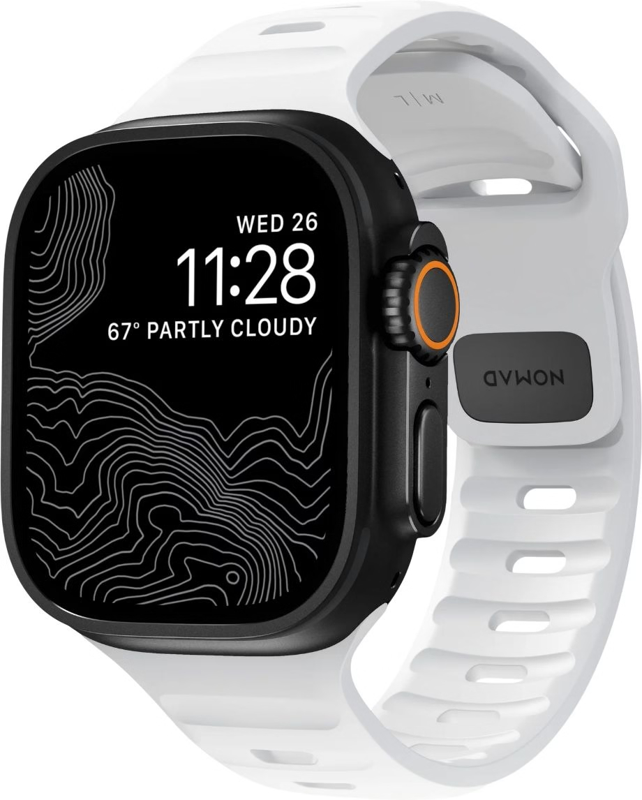 Ремешок для смарт-часов Nomad Sport Band White 46mm/49mm (NM01111085) - Фото 1