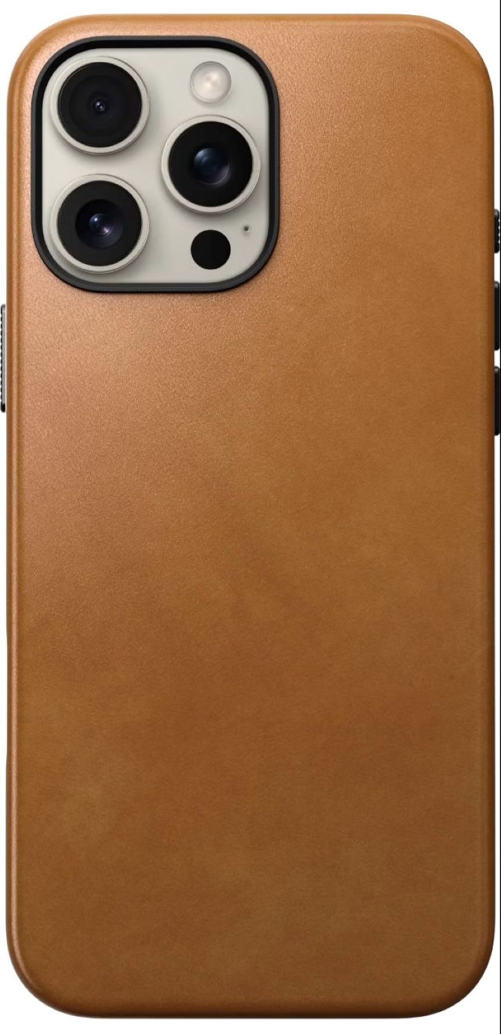 Чехол для смартфона Nomad Traditional Leather English Tan for iPhone 16 Pro Max (NM01387985) - Фото 1