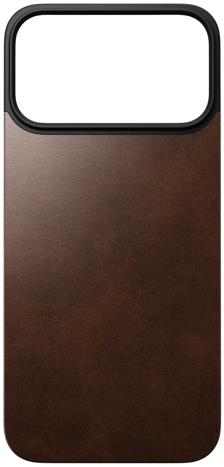 Чохол для смартфону Nomad Magnetic Leather Back Case Horween Rustic Brown for iPhone 17 Pro Max (NM014384858) - Фото 1