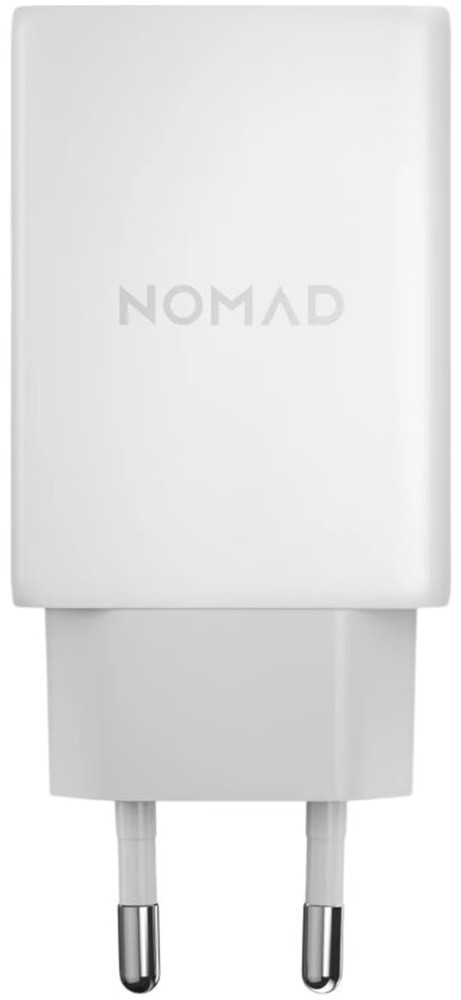 Мережевий зарядний пристрій Nomad USB-C GaN 40W Slim EU Power Adapter White (NM014728858) - Фото 1