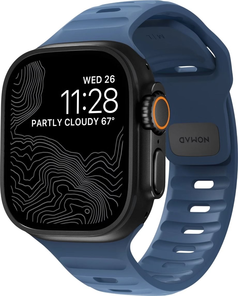 Ремешок для смарт-часов Nomad Sport Band Naval Blue 46mm/49mm (NM014919858) - Фото 1