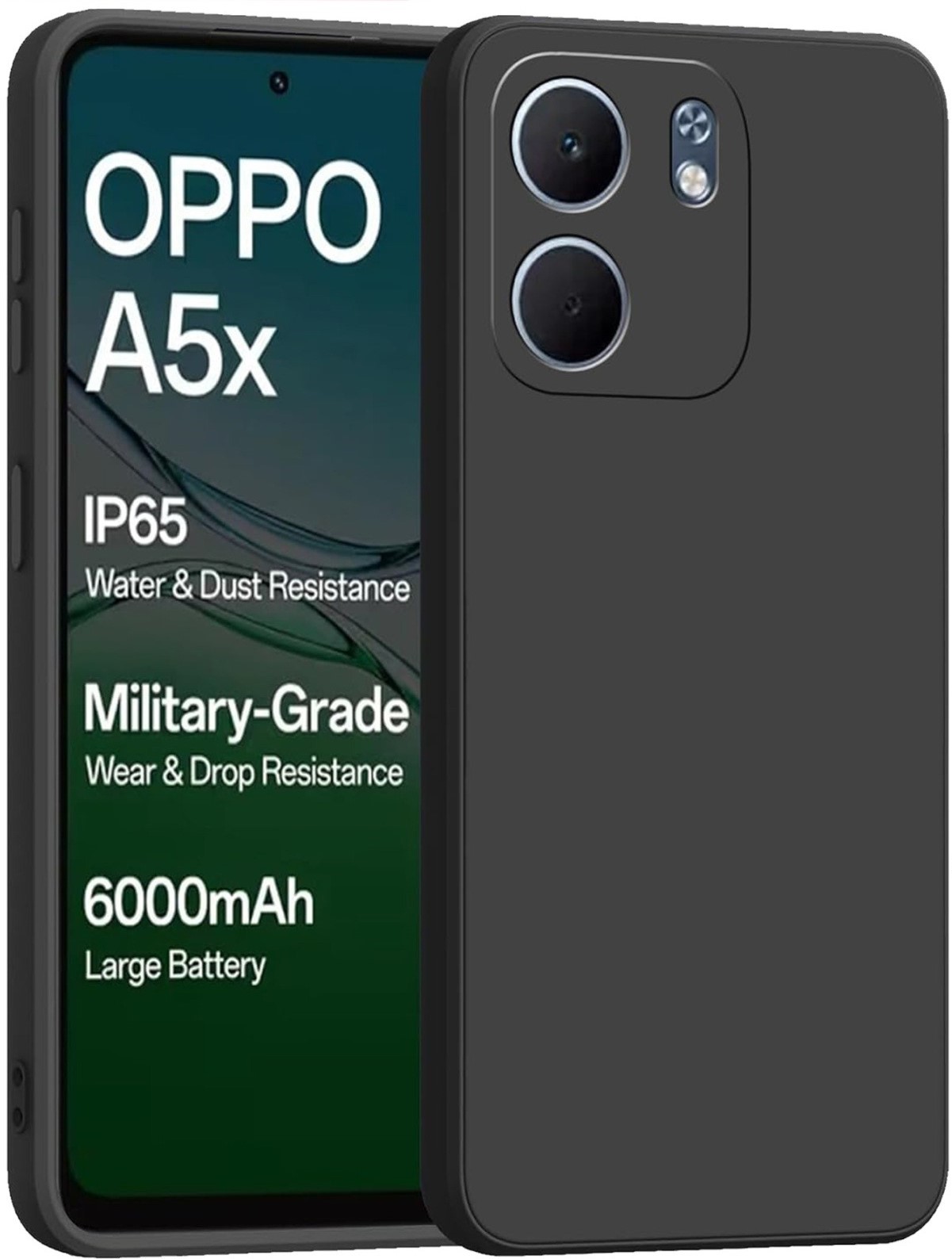 Чохол для смартфону BeCover for Oppo A5x 4G/5G Black (713788) - Фото 1