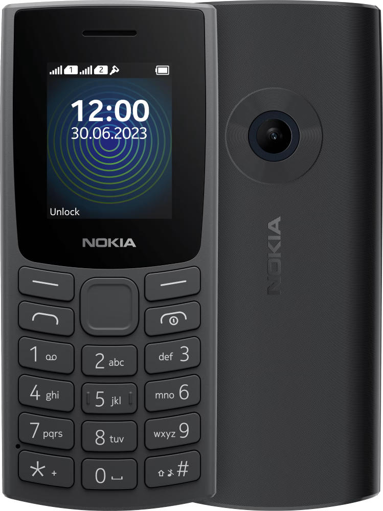Мобильный телефон Nokia 110 DS 2023 Charcoal - Фото 1