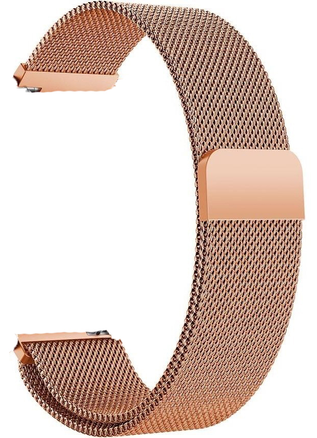 Ремешок для смарт-часов BeCover Milanese Style Xiaomi Mi Watch 20mm/Garmin Vivoactive 3S/4S/Venu2С/CanyonCNS-SW71SS/Mobvoi TicWatchC2/With.Activite/HUAWEIHONOR S1 (707692) - Фото 1