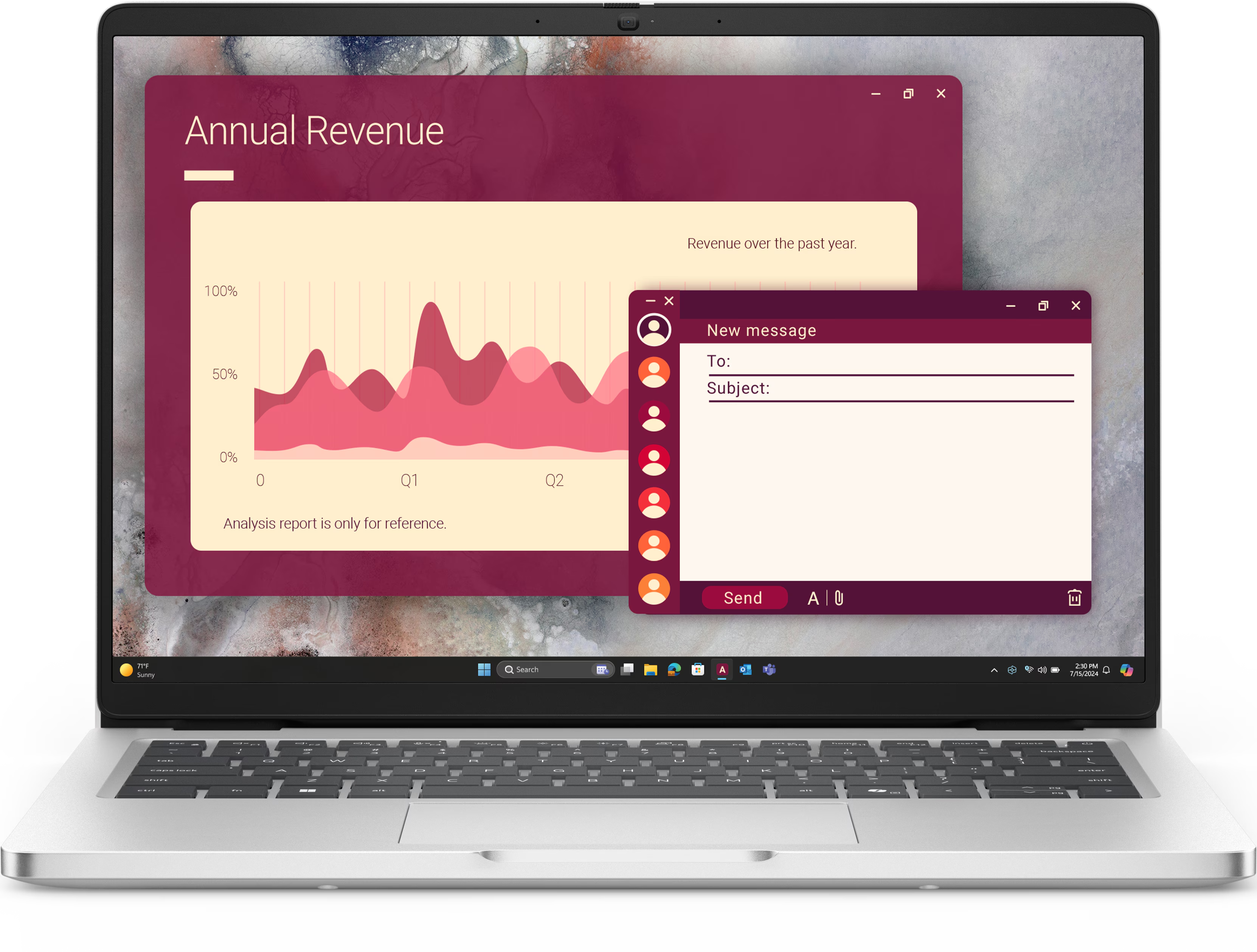 Ноутбук Dell Pro 14 (BTO109_PC14250_UA_WP) Silver - Фото 1