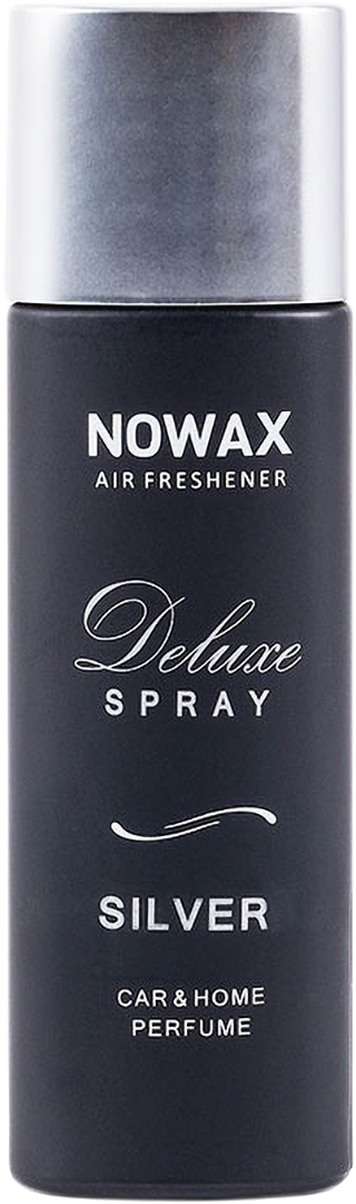 Ароматизатор для авто NOWAX с распылителем Deluxe Spray Silver 50 мл (NX07749) - Фото 1
