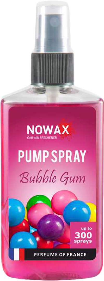 Ароматизатор для авто NOWAX PUMP SPRAY Bubble Gum 75 мл (NX07526) - Фото 1