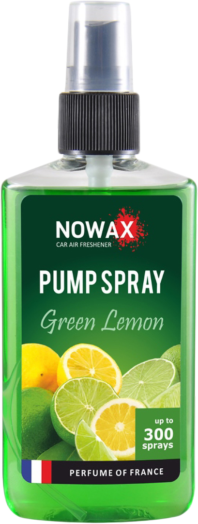 Ароматизатор для авто NOWAX PUMP SPRAY Green lemon 75 мл (NX07523) - Фото 1