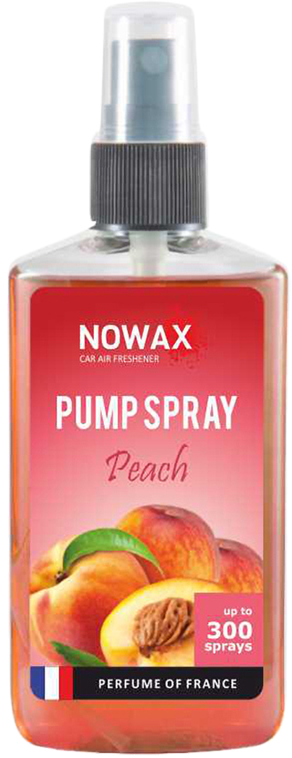 Ароматизатор для авто NOWAX PUMP SPRAY Peach 75 мл (NX07577) - Фото 1
