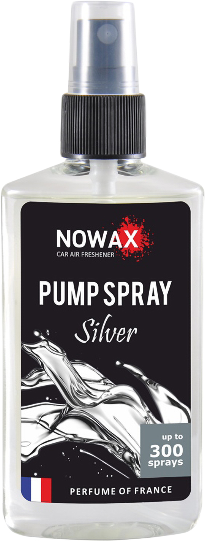 Ароматизатор для авто NOWAX PUMP SPRAY Silver 75 мл (NX07522) - Фото 1