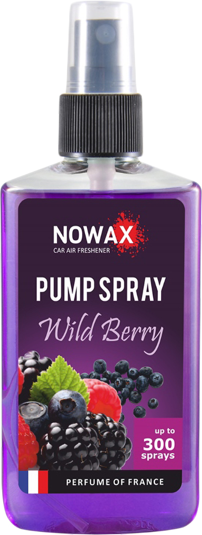 Ароматизатор для авто NOWAX PUMP SPRAY Wild berry 7 млl (NX07514) - Фото 1