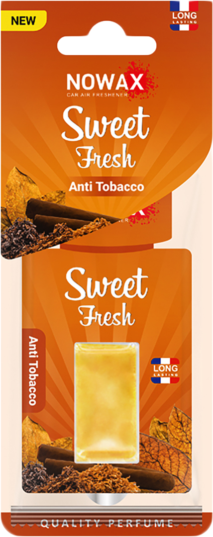 Ароматизатор для авто NOWAX мембранний Sweet Fresh NEW Anti Tobacco (NX00120) - Фото 1