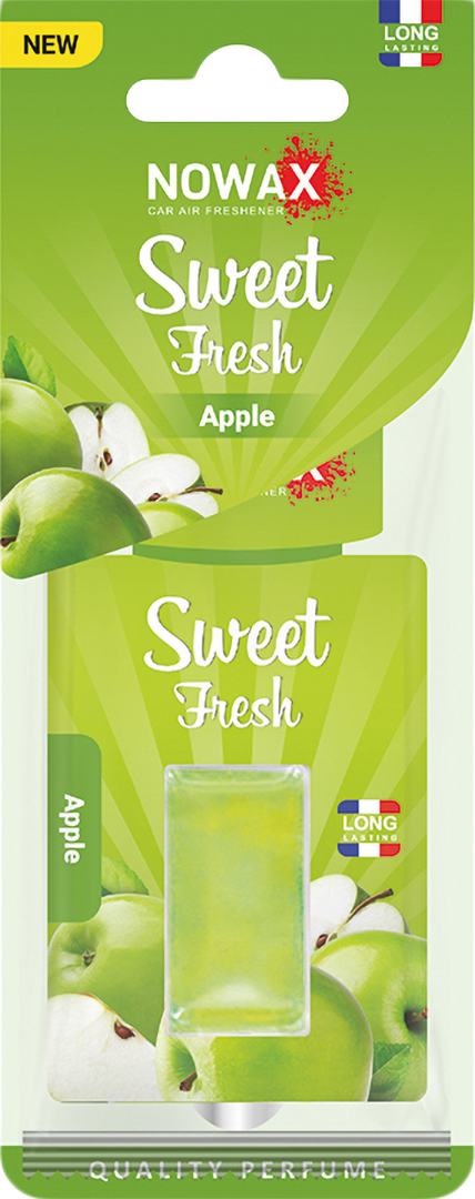 Ароматизатор для авто NOWAX мембранний Sweet Fresh NEW Apple (NX00121) - Фото 1
