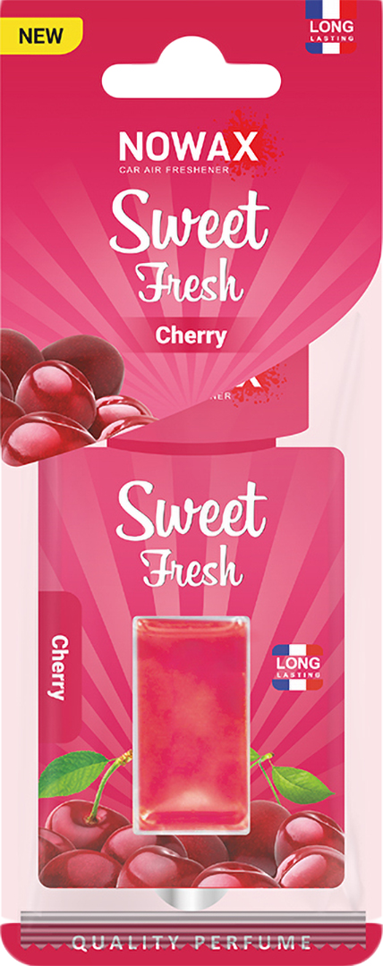 Ароматизатор для авто NOWAX мембранний Sweet Fresh NEW Cherry (NX00124) - Фото 1