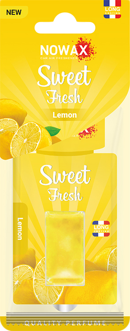Ароматизатор для авто NOWAX мембранний Sweet Fresh NEW Lemon (NX00130) - Фото 1