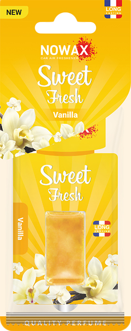 Ароматизатор для авто NOWAX мембранний Sweet Fresh NEW Vanilla (NX00128) - Фото 1