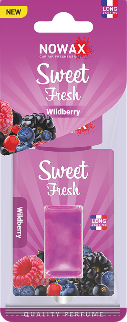 Ароматизатор для авто NOWAX мембранний Sweet Fresh NEW Wildberry (NX00129) - Фото 1