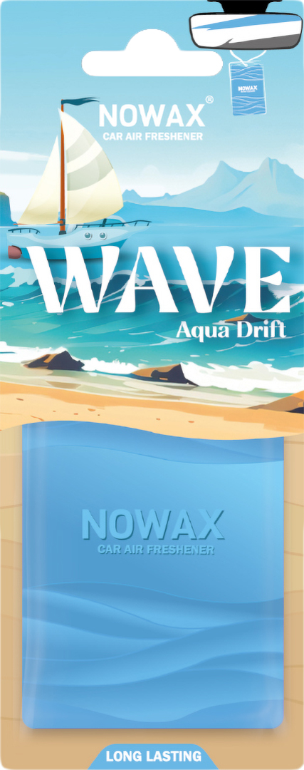 Ароматизатор для авто NOWAX серія Wave - Aqua Drift (NX07774) - Фото 1