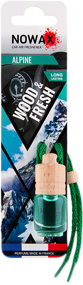 Ароматизатор для авто NOWAX Wood&Fresh Alpine 5 мл (NX07700) - Фото 1