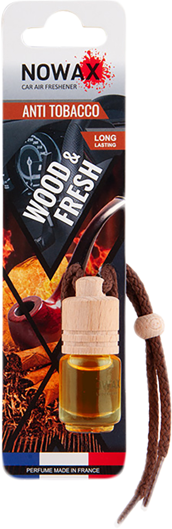 Ароматизатор для авто NOWAX Wood&Fresh Anti Tobacco 5 мл (NX07701) - Фото 1