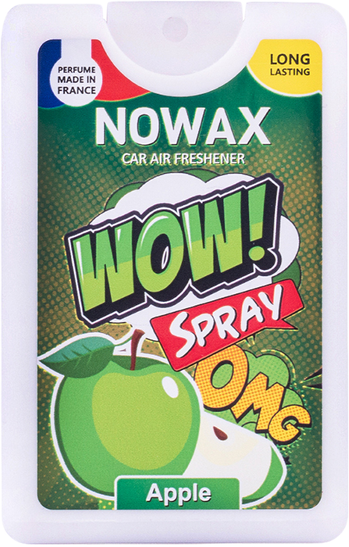Ароматизатор для авто NOWAX з розпилювачем WOW Spray 18 мл Apple (NX00136) - Фото 1