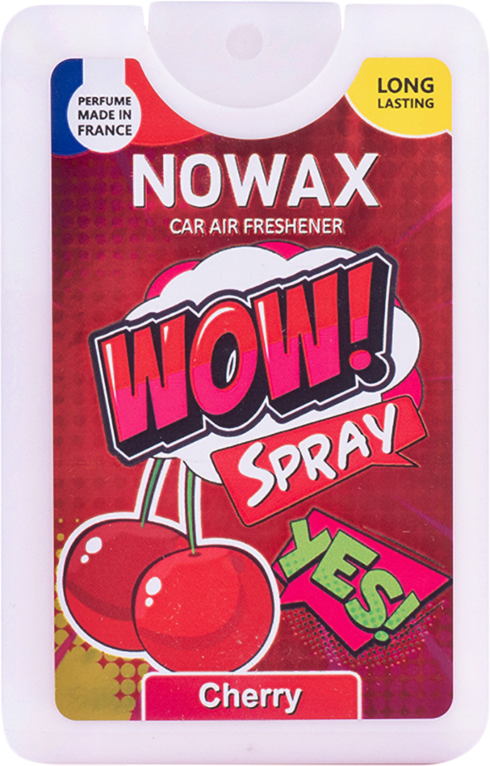 Ароматизатор для авто NOWAX з розпилювачем WOW Spray 18 мл Cherry (NX00138) - Фото 1