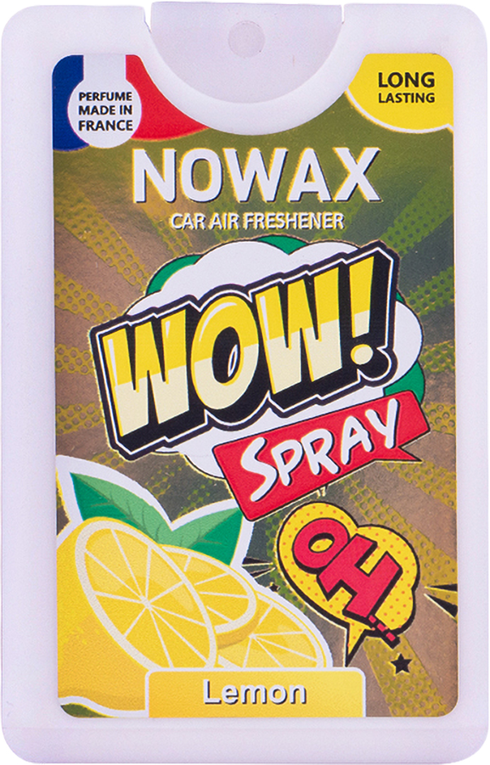 Ароматизатор для авто NOWAX з розпилювачем WOW Spray 18 мл Lemon (NX00140) - Фото 1
