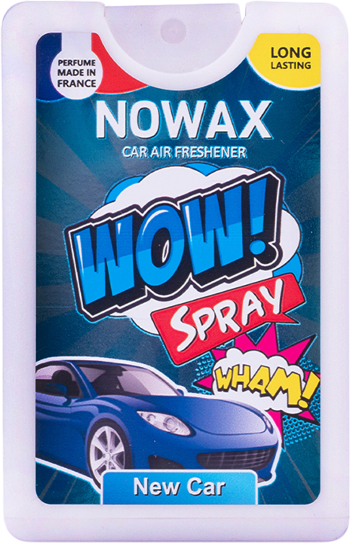 Ароматизатор для авто NOWAX з розпилювачем WOW Spray 18 мл New car (NX00141) - Фото 1
