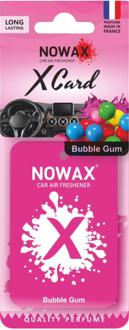 Ароматизатор для авто NOWAX X CARD Bubble Gum (NX07540) - Фото 1