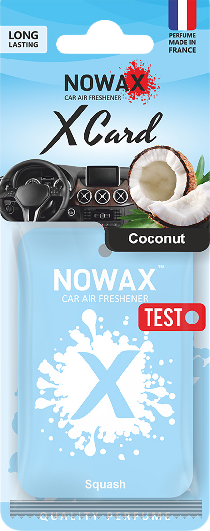 Ароматизатор для авто NOWAX X CARD Сoconut (NX07571) - Фото 1
