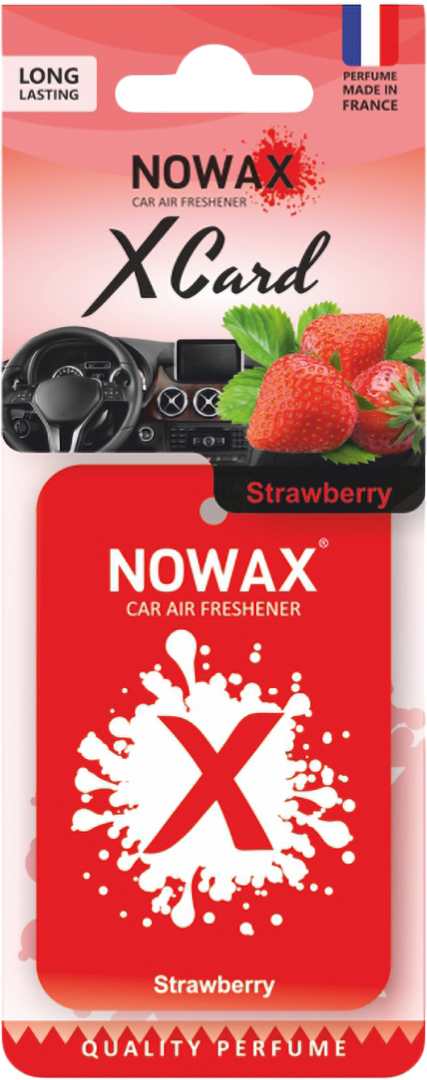 Ароматизатор для авто NOWAX X CARD Strawbarry (NX07538) - Фото 1