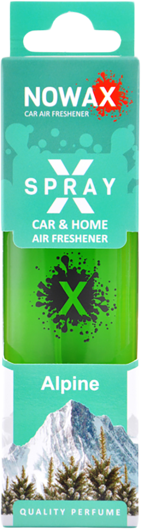 Ароматизатор для авто NOWAX з розпилювачем X Spray Alpine 50 мл (NX07597) - Фото 1