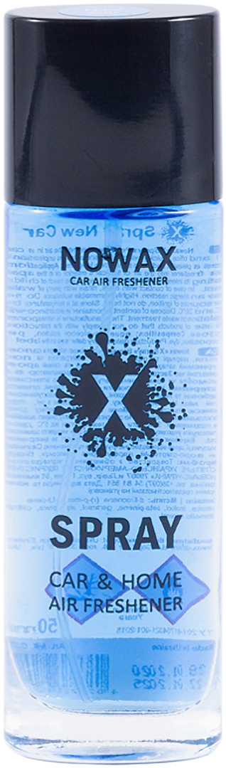 Ароматизатор для авто NOWAX X Spray New Car 50 мл (NX07760) - Фото 1