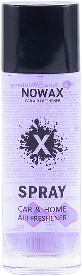 Ароматизатор для авто NOWAX X Spray Wildberry 50 мл (NX07766) - Фото 1