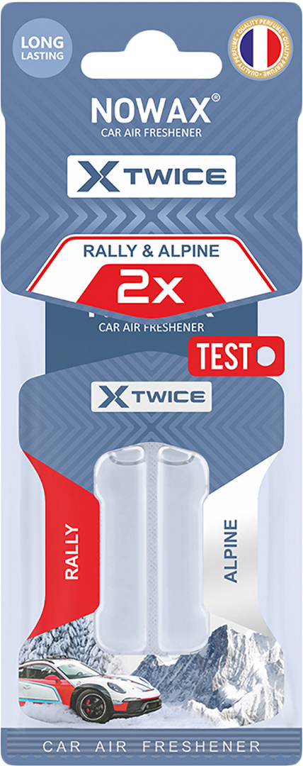 Ароматизатор для авто NOWAX з подвійною капсулою X Twice Alpine & Rally (NX00147) - Фото 1