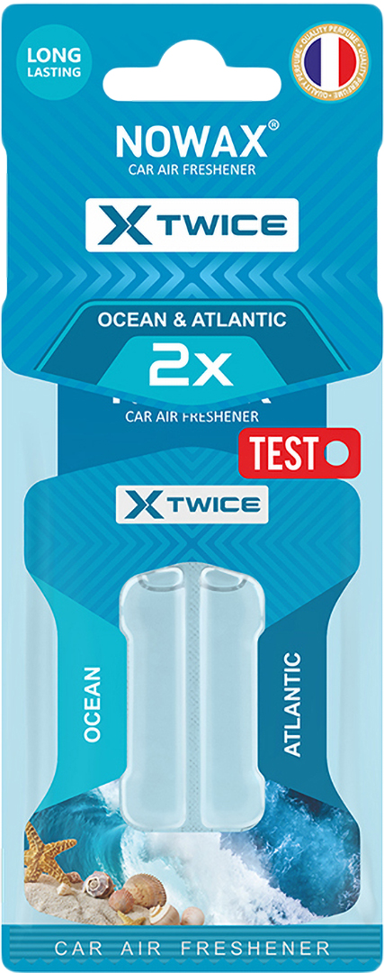Ароматизатор для авто NOWAX з подвійною капсулою X Twice Atlantic & Ocean (NX00149) - Фото 1
