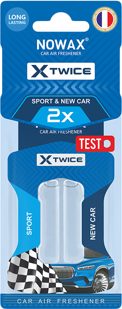 Ароматизатор для авто NOWAX з подвійною капсулою X Twice New Car & Sport (NX00155) - Фото 1