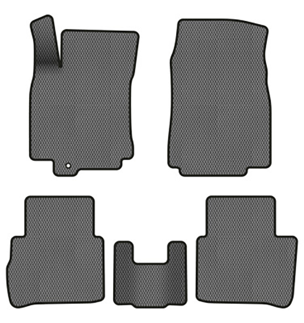 EVA коврики в салон авто EVAtech для Tiida (C11) (Squib VL) Nissan 2004-2014 1 поколение Htb EU (NS31152C5VL1RGB) - Фото 1