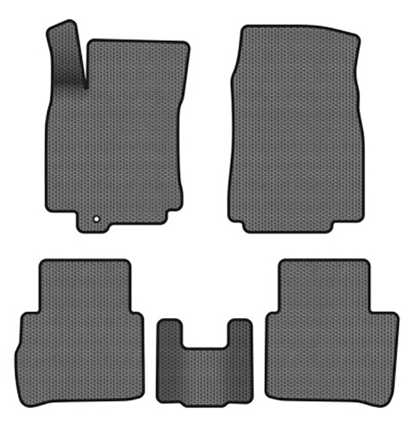 EVA коврики в салон авто EVAtech для Tiida (C11) (Squib VL) Nissan 2004-2014 1 поколение Htb EU (NS31152C5VL1SGB) - Фото 1