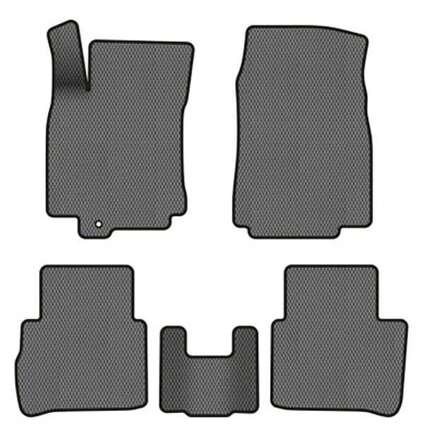 EVA коврики в салон авто EVAtech для Tiida (C11) (Squib VL) Nissan 2004-2014 1 поколение Sedan EU (NS33084C5VL1RGB) - Фото 1